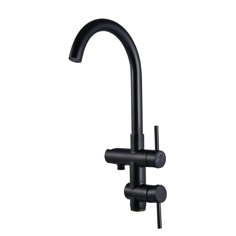 Eridanus Double Handle Floor Mounted Freestanding Clawfoot Tub Faucet